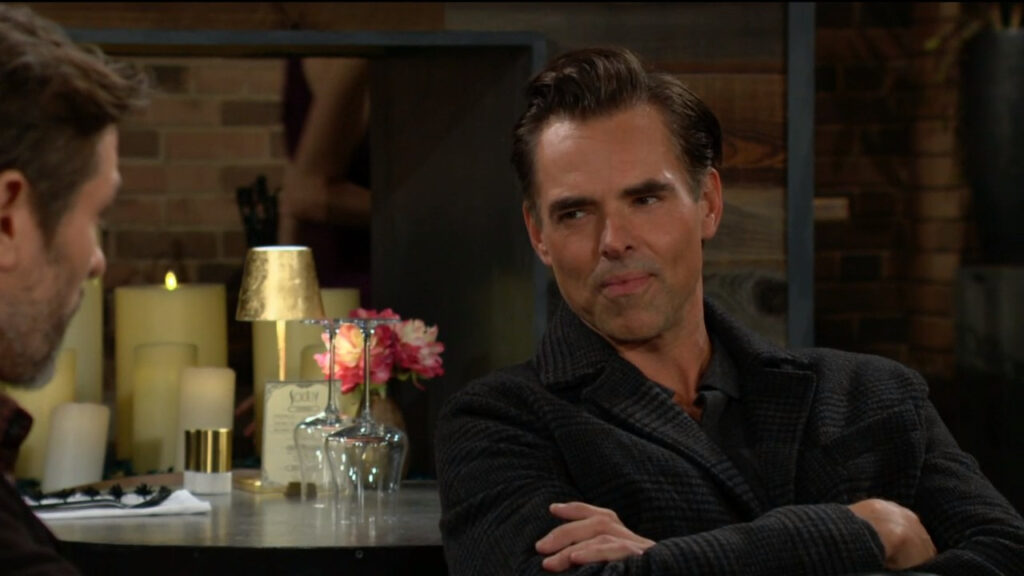 Billy reacts to Daniel telling him he hasn't changed - Young and Restless Recaps - yandrrecaps December 1, 2022