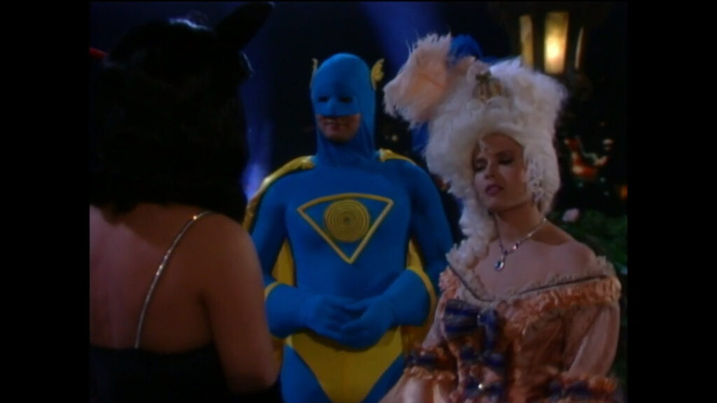 Paul Williams dressed as Captain Intrepid, and Lauren Fenmore dressed as Marie Antoinette
