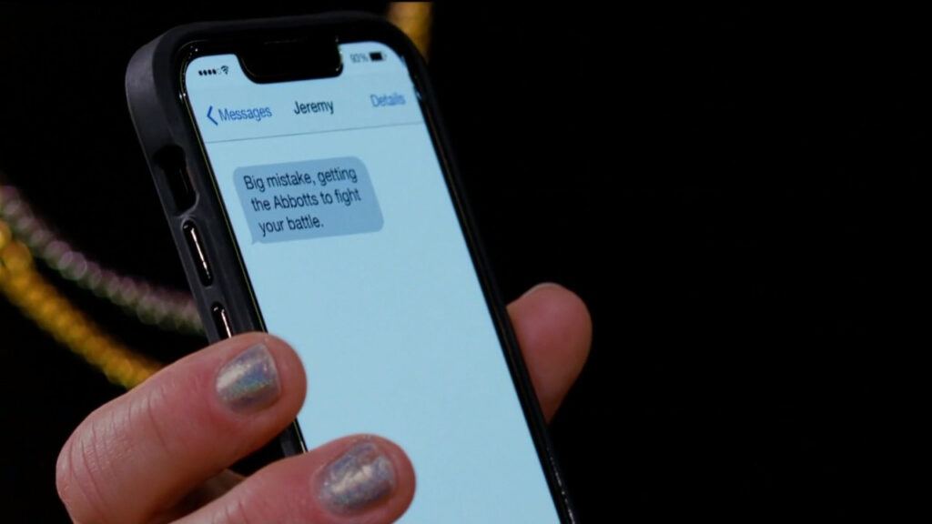 Diane shows Jack a text message from Jeremy Stark - Young and Restless Recap for Dec 6, 2022