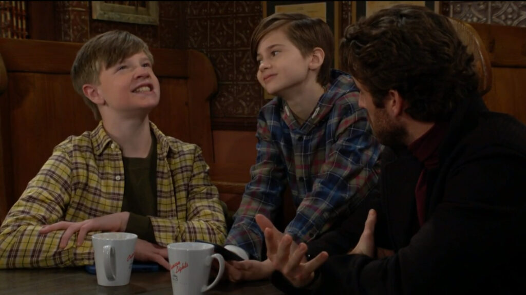 Johnny explains the rules of the game to Chance while Connor listens in - Young and Restless Recap Dec 13, 2022