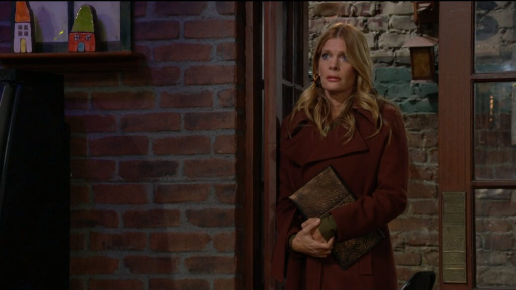Phyllis, frightened, watches Jeremy Stark leave - Young and Restless Recap Dec 14, 2022