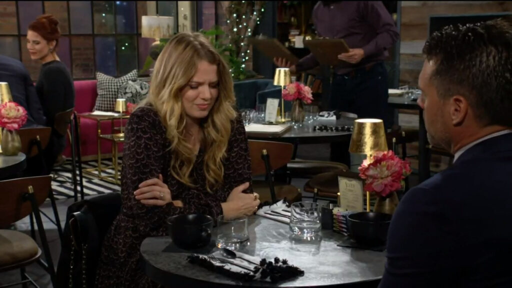 Sally sits with Michael and Lauren as Summer and Nick talk - Young and Restless Recap for Dec 8, 2022