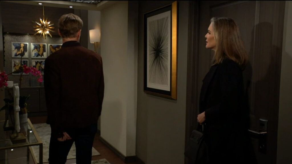 Tucker sees Diane in the hallway of the Grand Phoenix Hotel - Young and Restless Recap for Dec 9, 2022