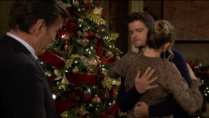 summer kyle hug with jack by the tree Young and Restless Spoiler Recaps YandRRecaps