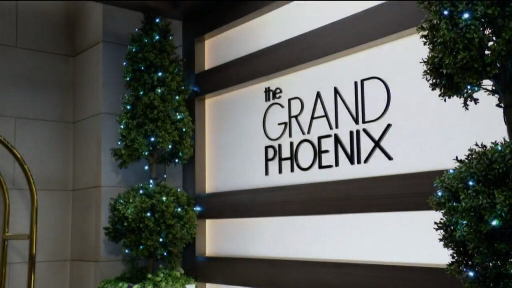 The sign for The Grand Phoenix Hotel