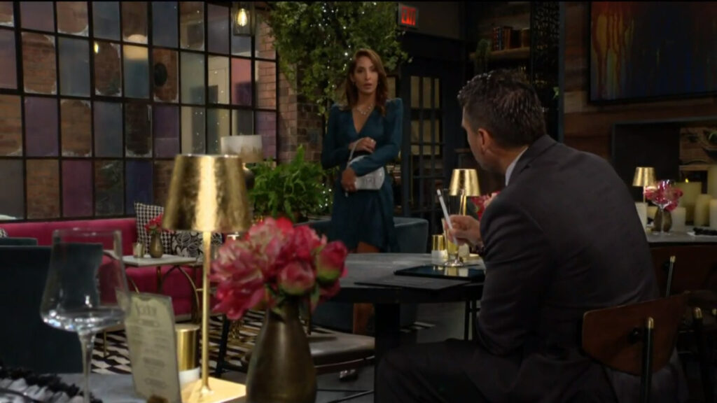 Lily comes into the restaurant and finds Nick there - Young and The Restless recap for Jan 3, 2023
