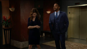 victoria and nate at the office  Y&R early recaps YandRecaps