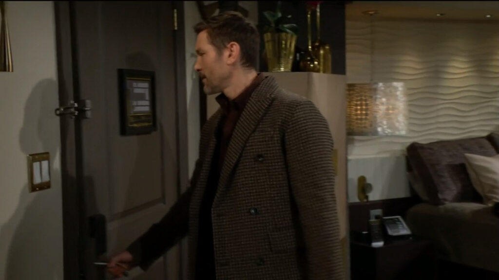 Daniel storms out of Phyllis's hotel room