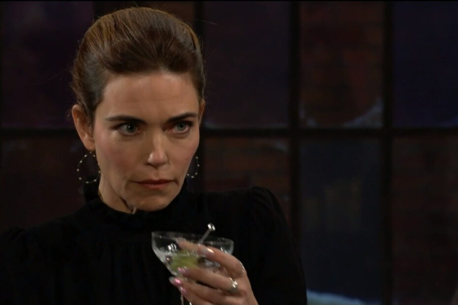Victoria almost chokes on her drink as Nick tells her that Sally is pregnant