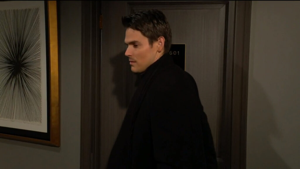 Adam leaves Sally's hotel room