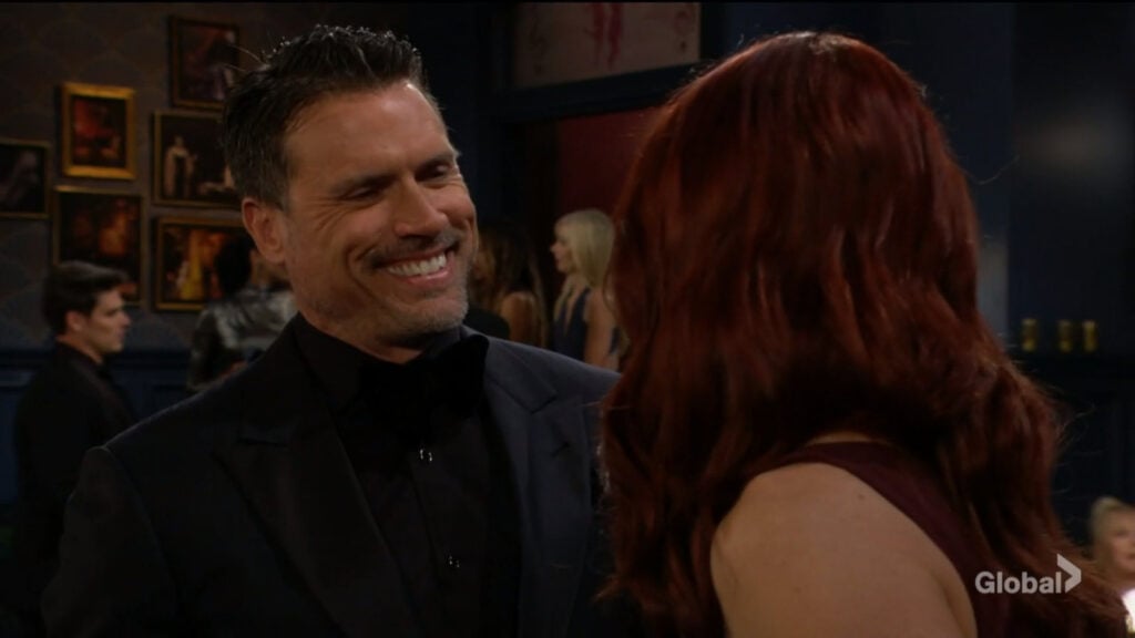 Nick laughs as he talks with Sally