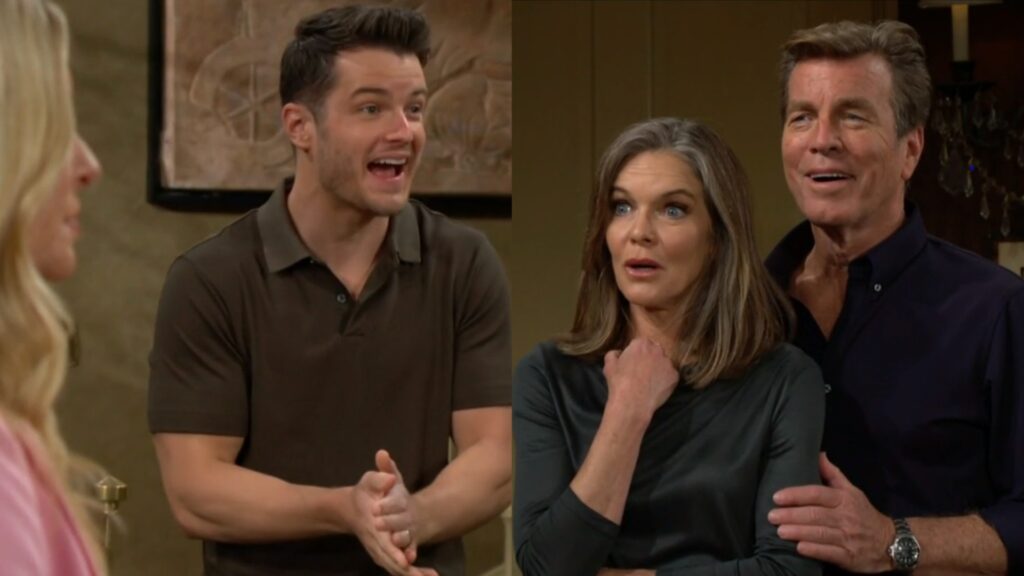 Kyle, Diane, and Jack react happily to the news that Diane's charges have been dropped.