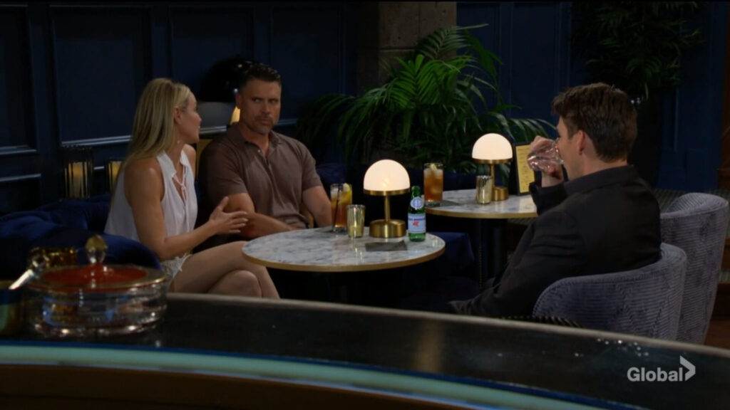 Nick talks with Sharon and Adam.