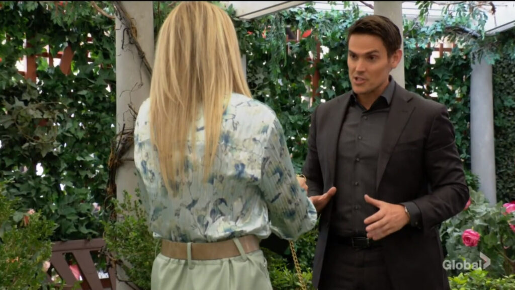 Adam talks to Sharon.
