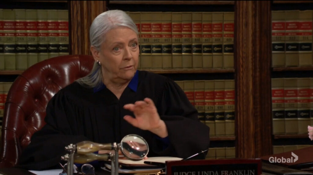 The judge sentences Phyllis.