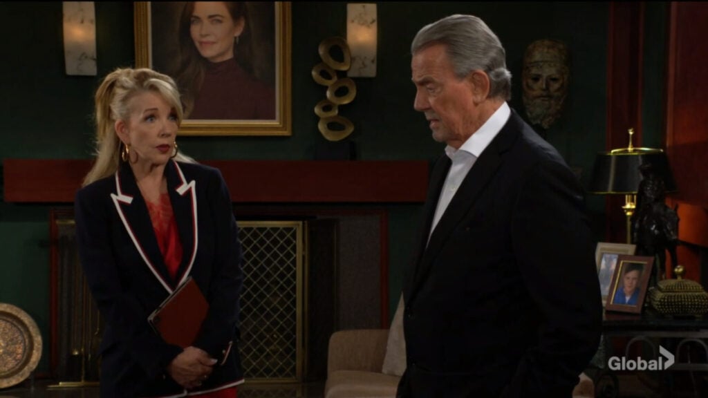 Nikki and Victor Newman.