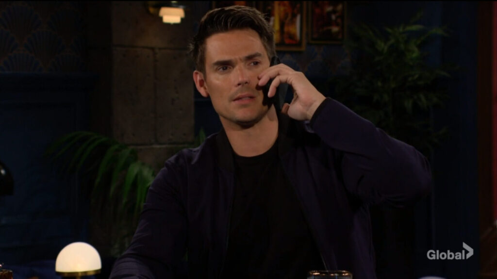 Adam talks to Jack on the phone.
