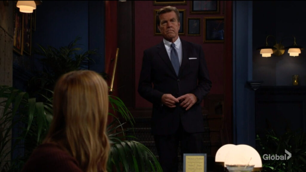 Jack glares at Phyllis.