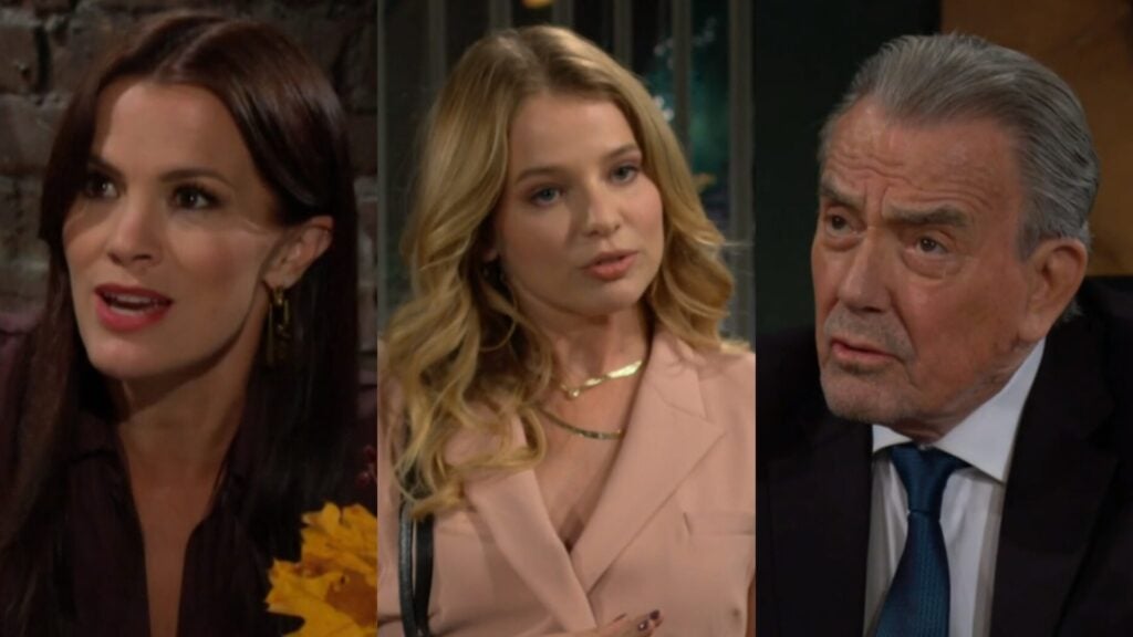Chelsea Lawson, Summer Newman, and Victor Newman.