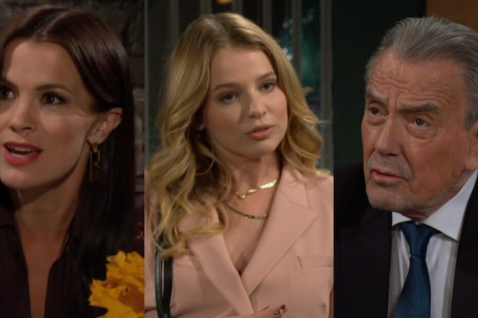 Chelsea Lawson, Summer Newman, and Victor Newman.