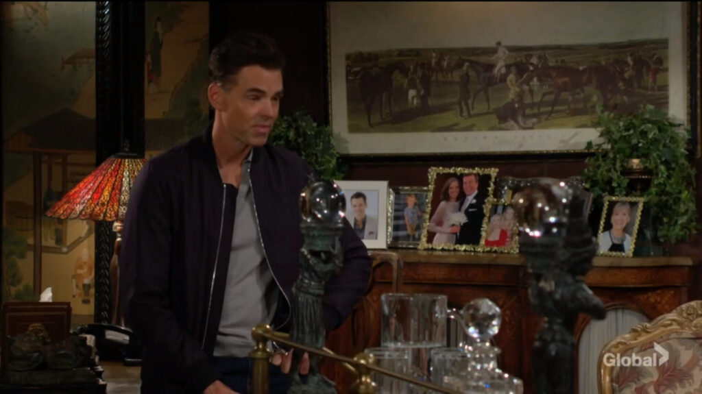 Billy Abbott talks to his brother, Jack.