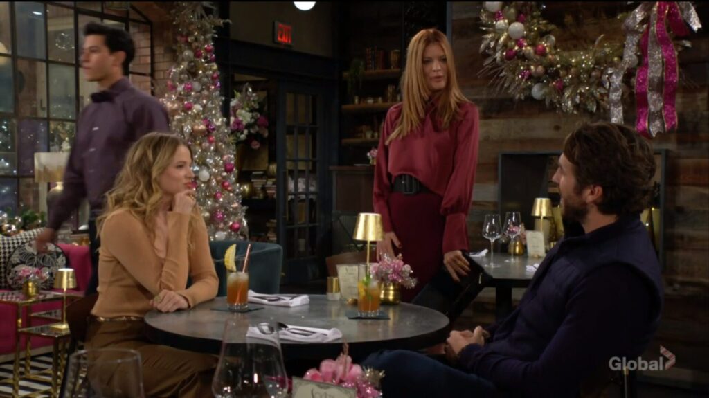 Phyllis talks with Summer and Chance.
