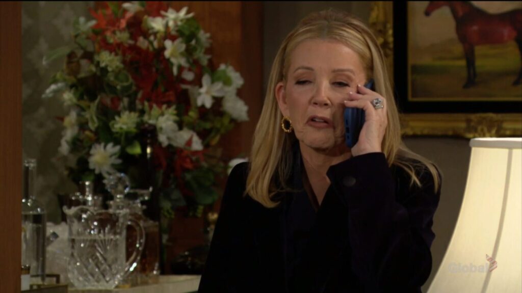 Nikki talks to Jordan on the phone.