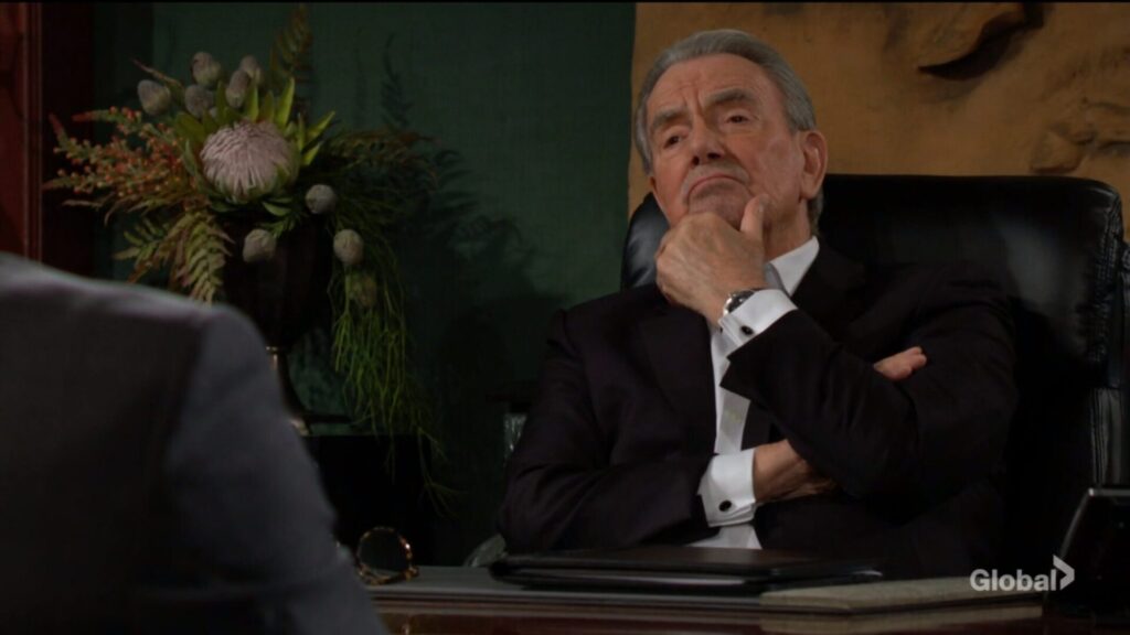 Victor listens to his son's proposal.
