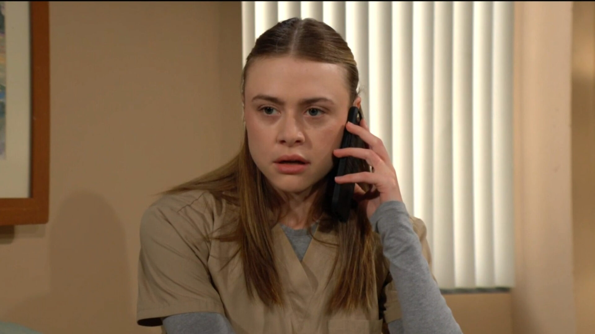 claire gets call from jordan.