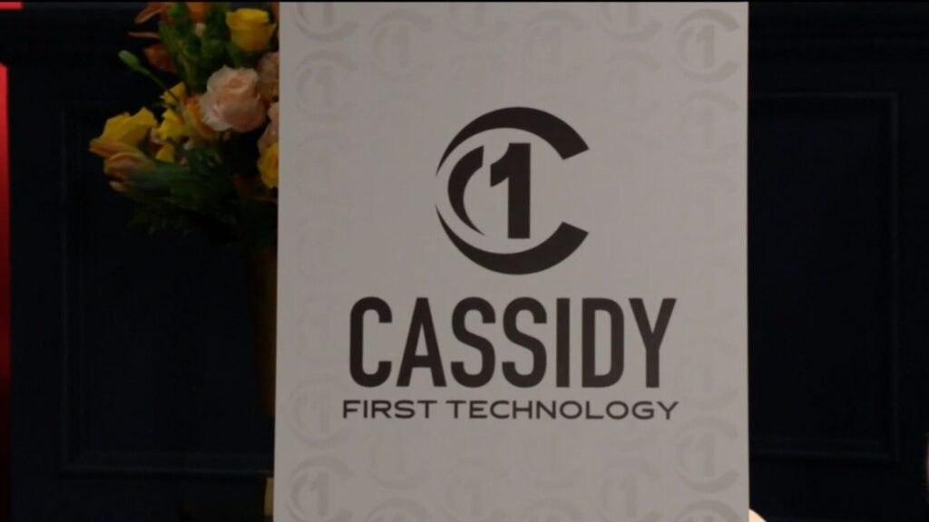 The company's new logo and name is unveiled.