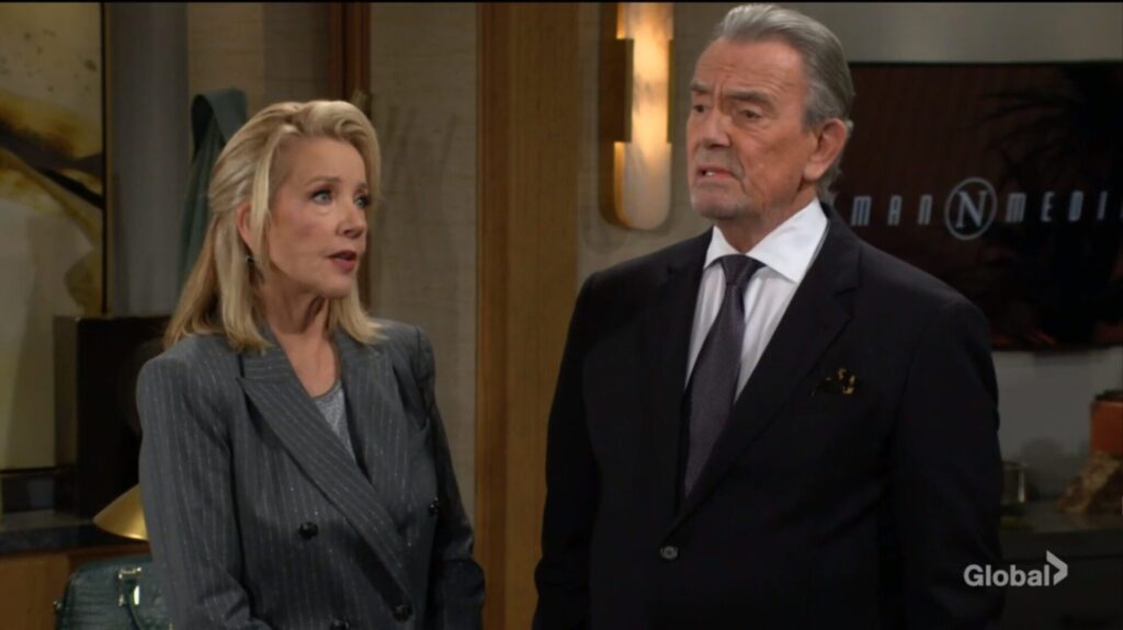 Nikki and Victor Newman.