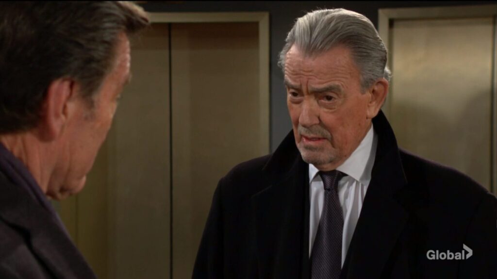 Victor Newman and Jack talk.
