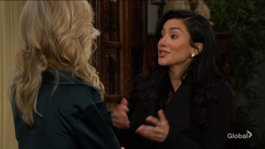 Audra talks to Ashley.