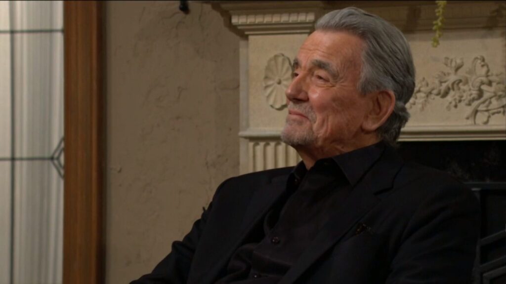 Victor Newman smiles.
