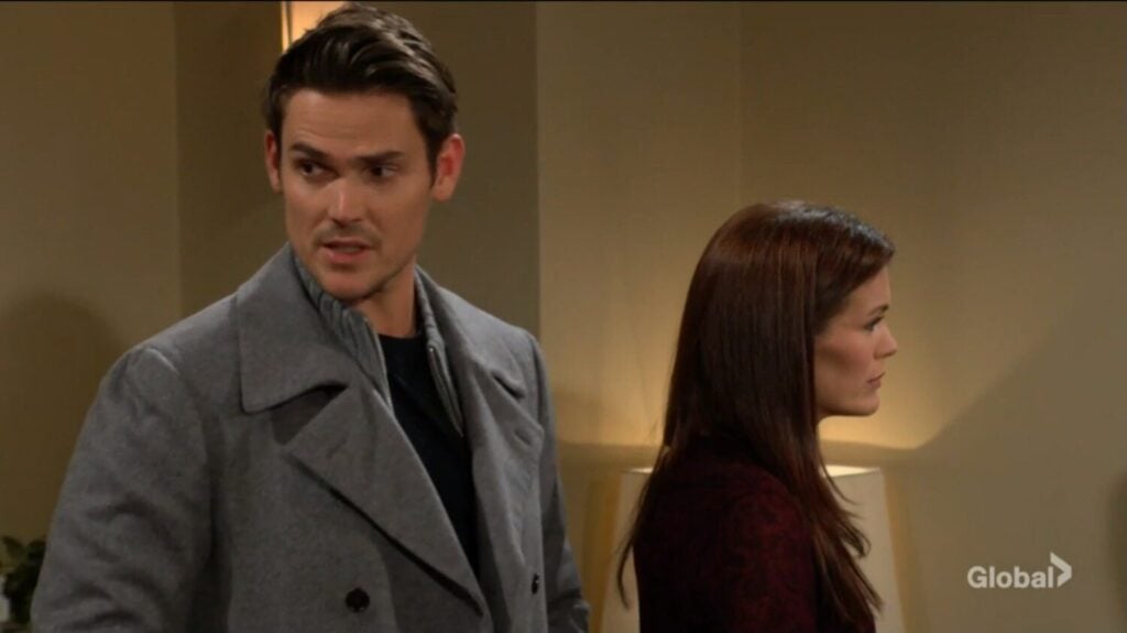 Adam talks to the doctor as Chelsea looks at Connor.