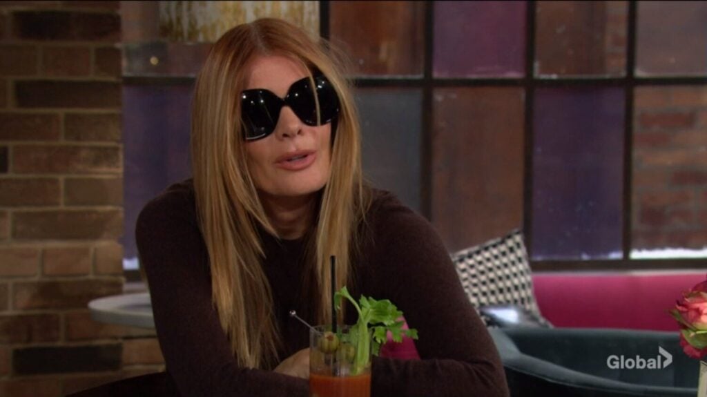 Phyllis Summers wearing sunglasses.