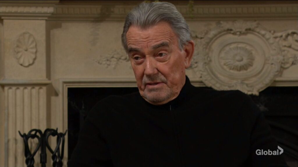 Victor Newman talks to his granddaughter.