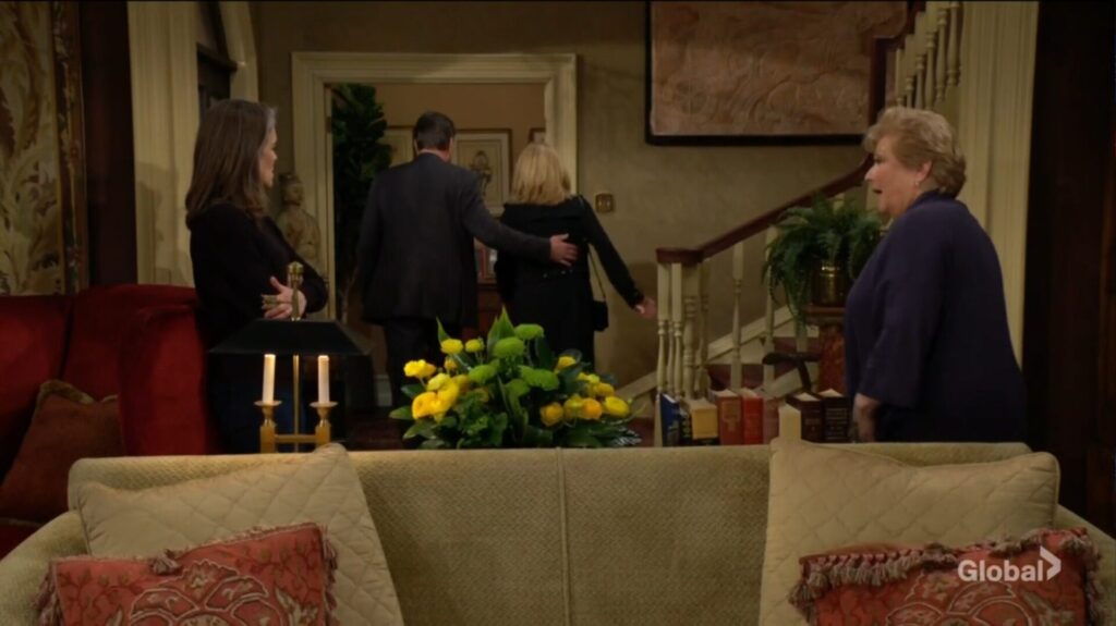 Diane and Traci talk while Jack and Nikki leave.