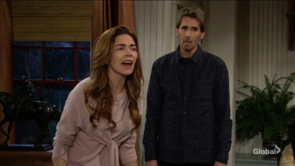 Victoria yells at her mom as Cole looks on.
