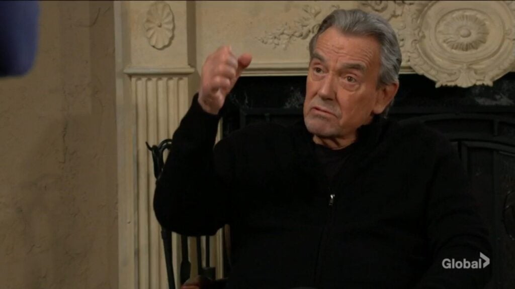 Victor Newman "pulls the curtain."